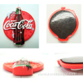 ready sale engraved cool cocacola bottle shape rubber blank fridge magnet